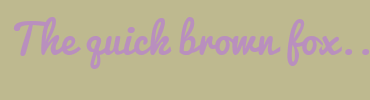 Image with Font Color B98FBE and Background Color BEB98F